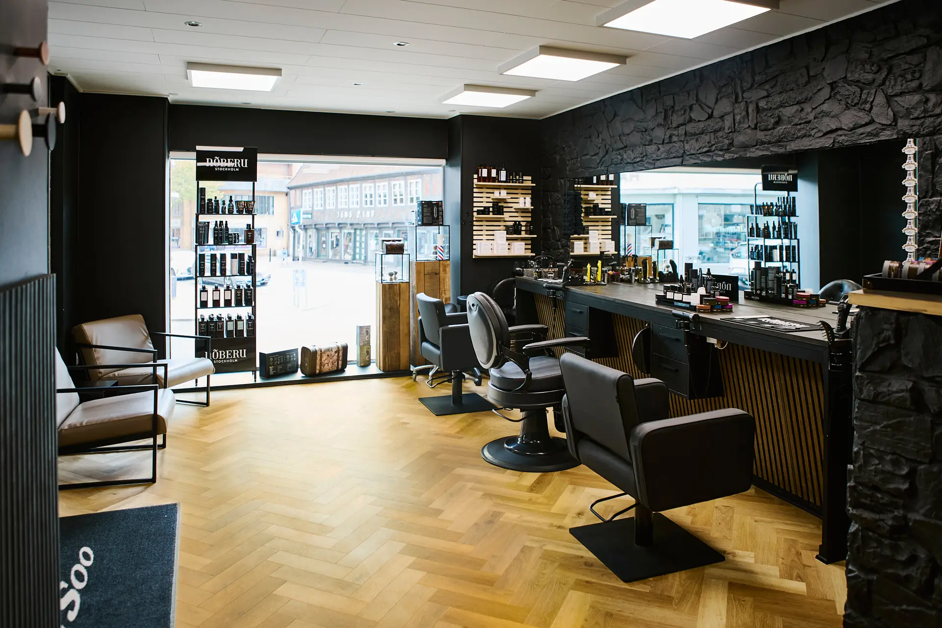 Isoo salon med Nõberu Stockholm-produkter